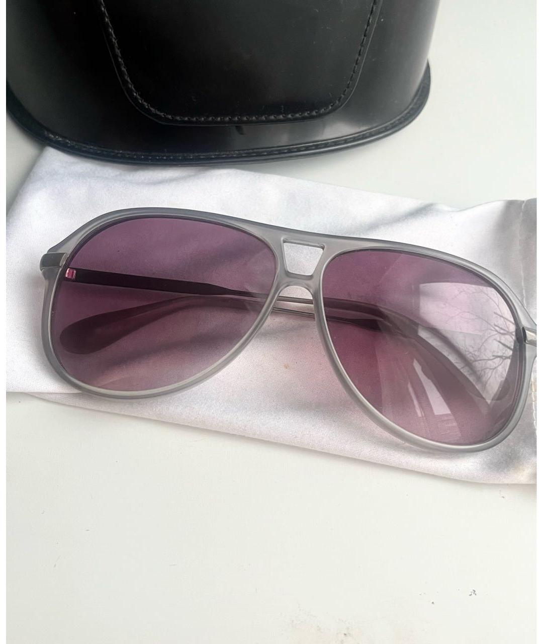 MARC BY MARC JACOBS Серые пластиковые солнцезащитные очки, фото 4