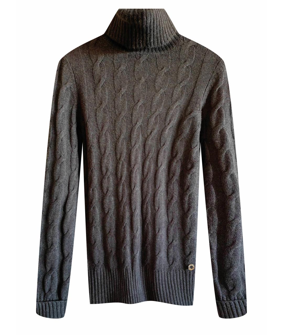 LORO PIANA Коричневый кашемировый джемпер / свитер, фото 1