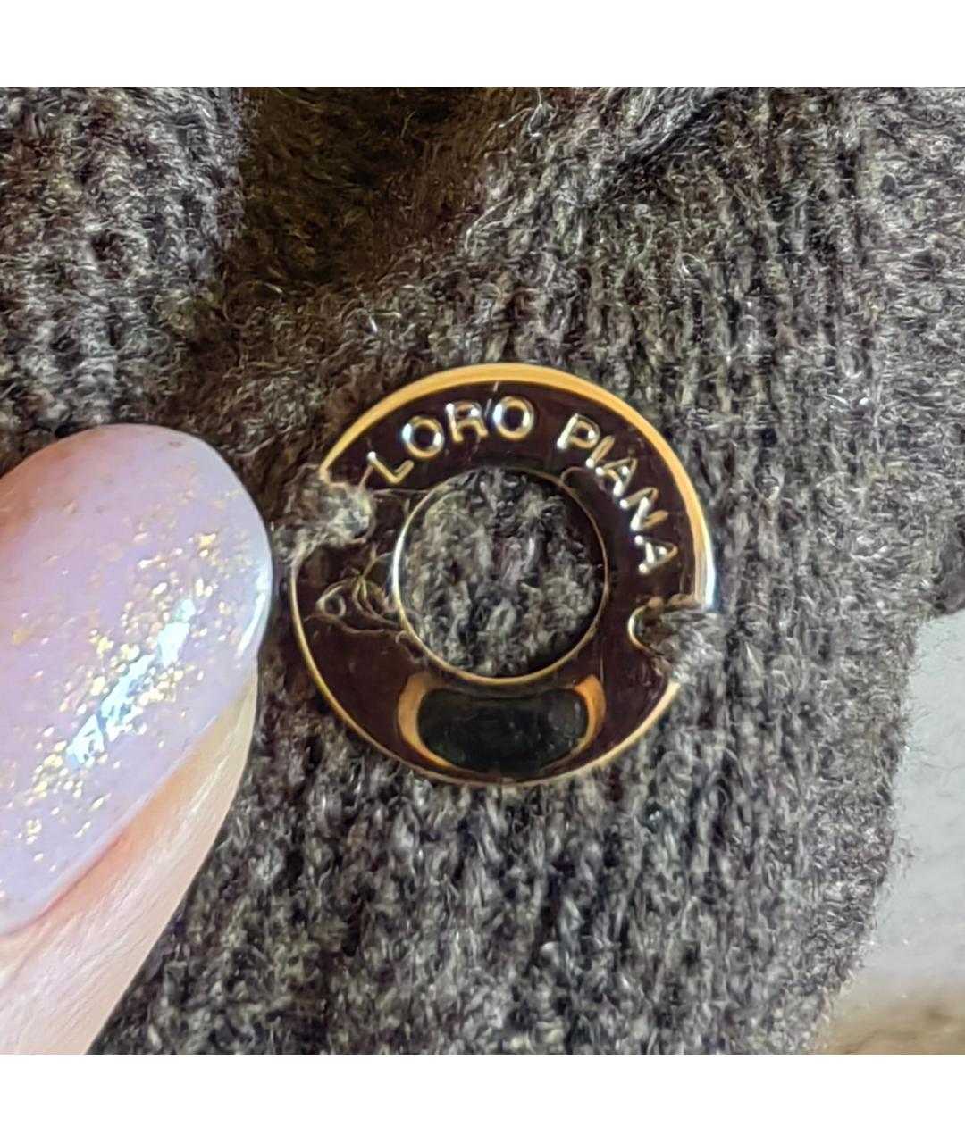 LORO PIANA Коричневый кашемировый джемпер / свитер, фото 6