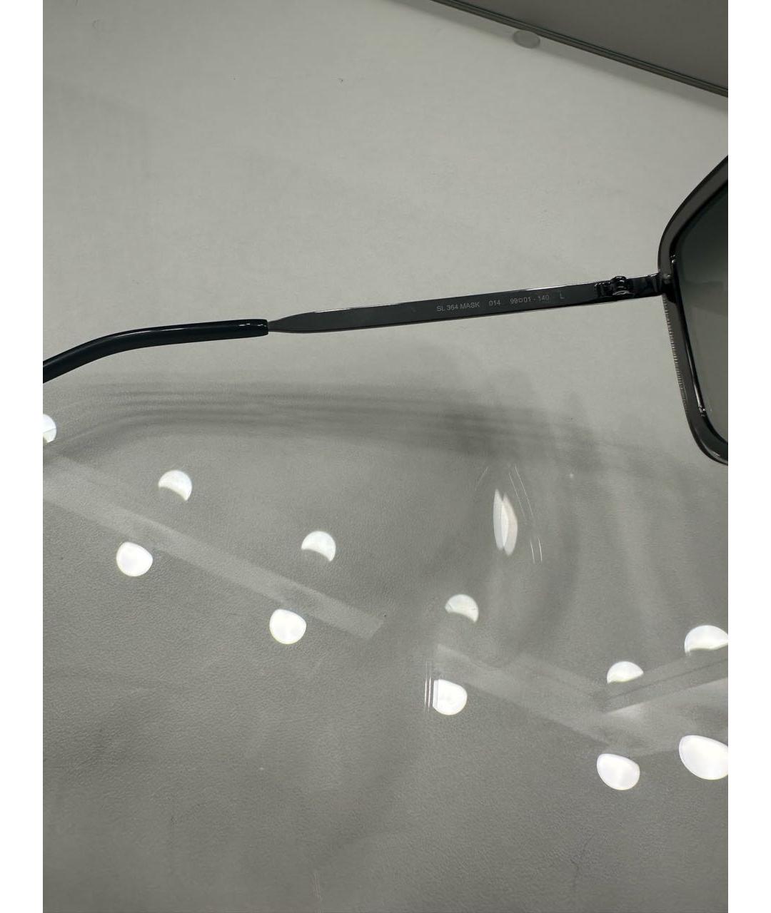 SAINT LAURENT Серые солнцезащитные очки, фото 2
