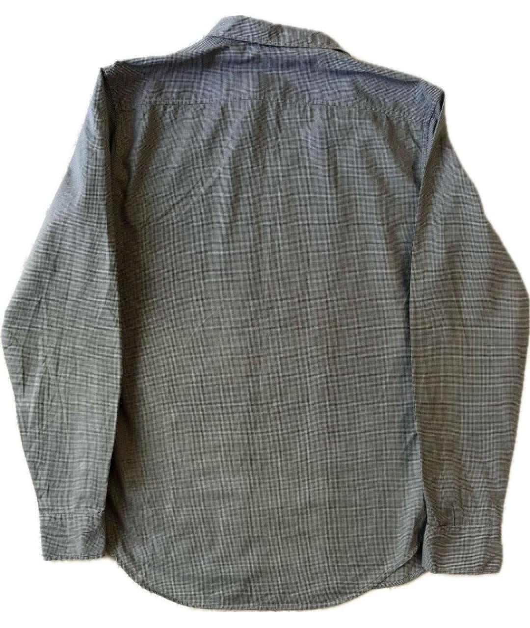 BURBERRY BRIT Антрацитовая хлопковая кэжуал рубашка, фото 2