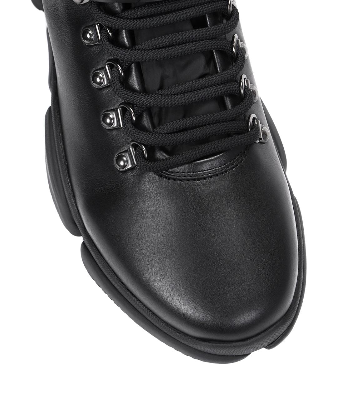 MONCLER Черные высокие ботинки, фото 5