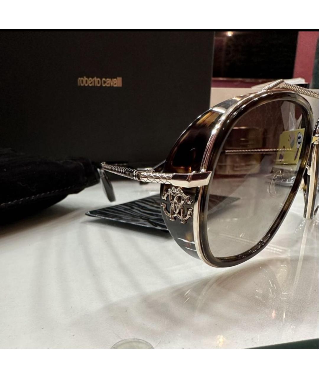 ROBERTO CAVALLI Серебряные солнцезащитные очки, фото 2