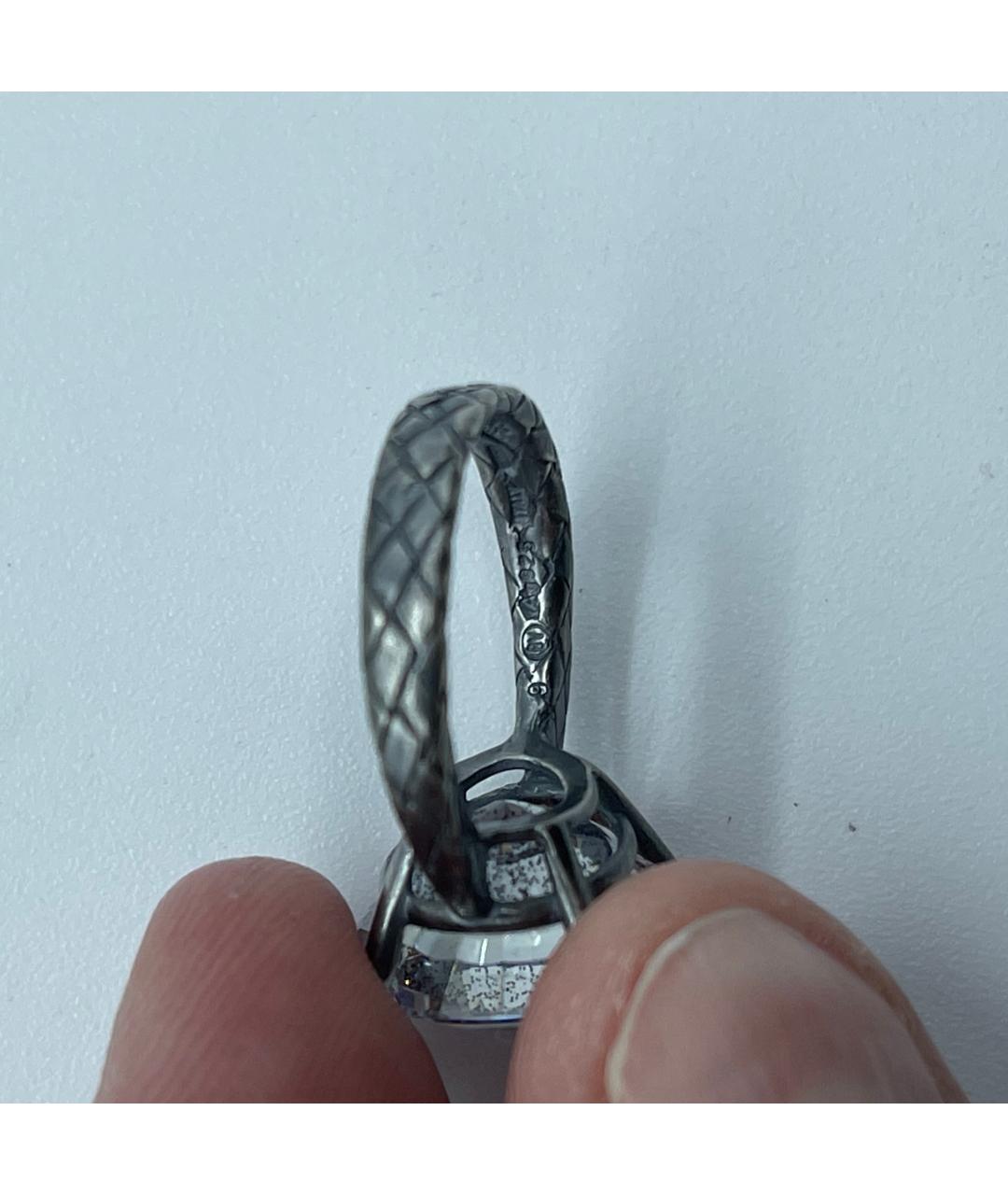 BOTTEGA VENETA Серебряное серебряное кольцо, фото 3