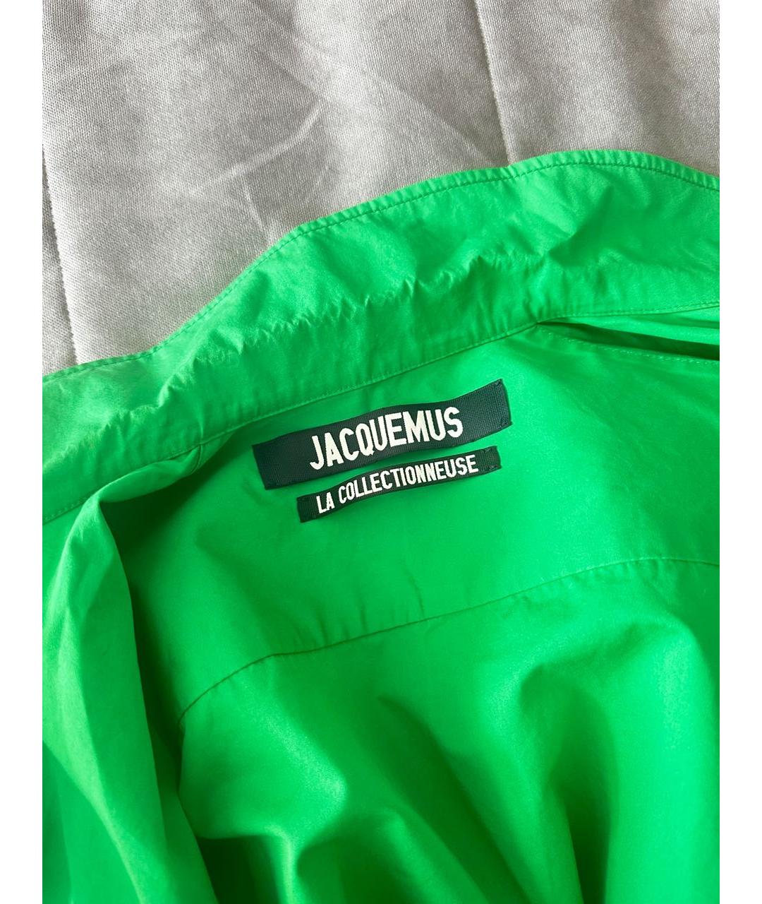 JACQUEMUS Зеленая рубашка, фото 5