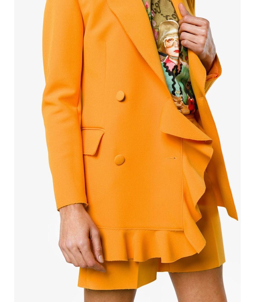 MSGM Оранжевый жакет/пиджак, фото 4