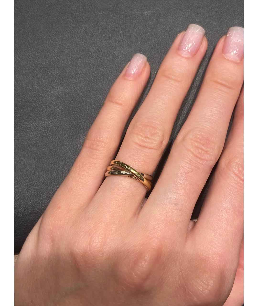 CARTIER Желтое кольцо из желтого золота Trinity для женщин – купить в ...