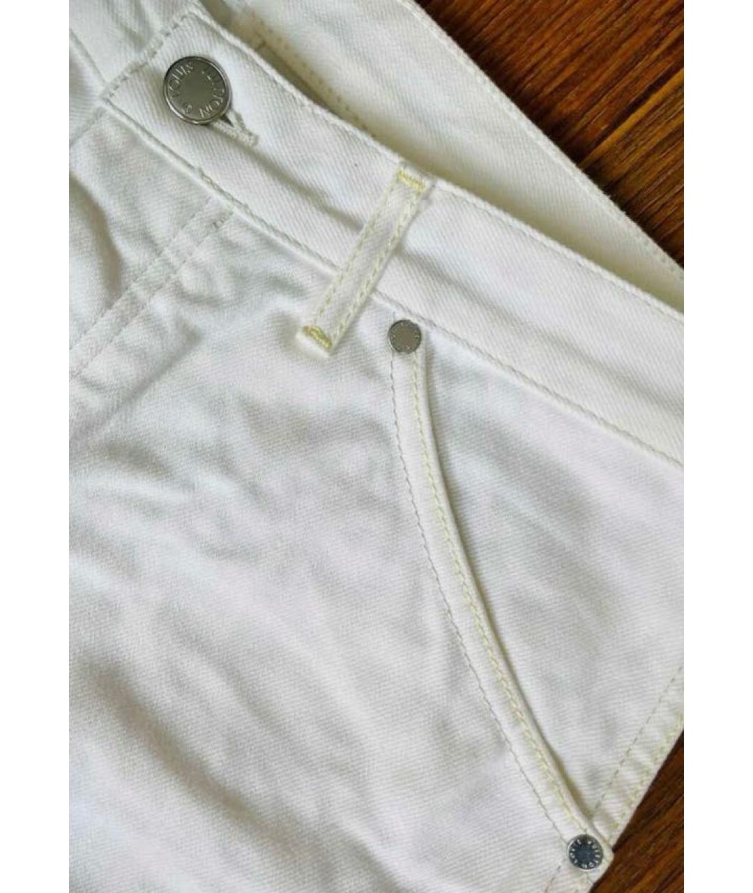 LOUIS VUITTON PRE-OWNED Белые джинсы, фото 8