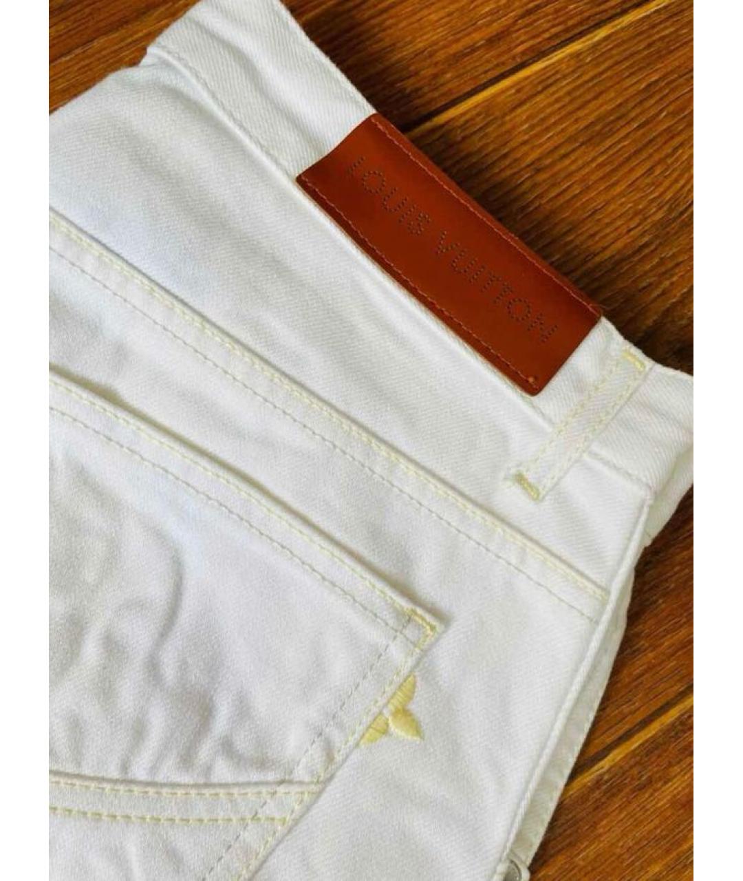 LOUIS VUITTON PRE-OWNED Белые джинсы, фото 7