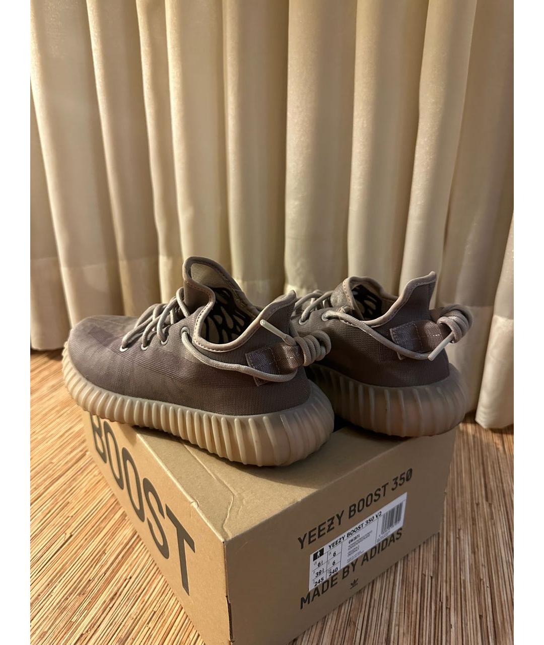 ADIDAS YEEZY Розовые неопреновые кроссовки, фото 2