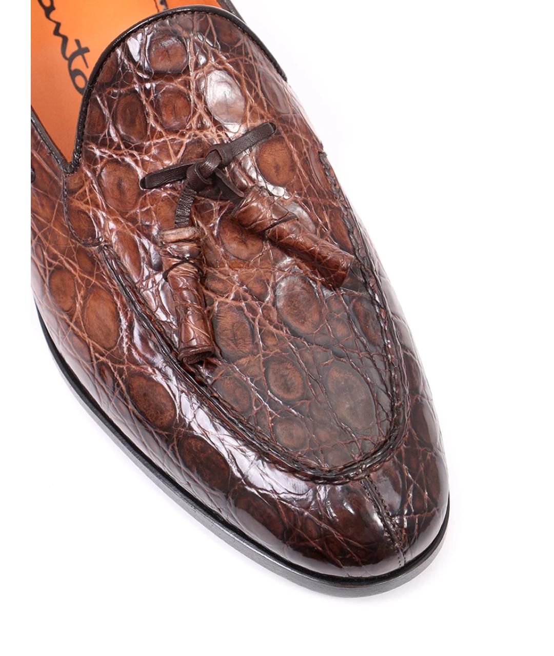 SANTONI Коричневые лоферы, фото 3