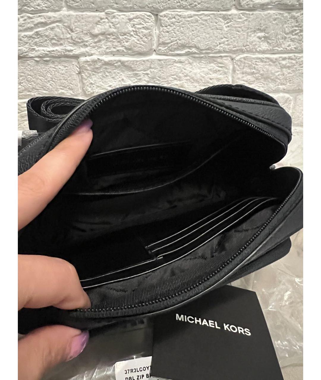 MICHAEL KORS Темно-синяя поясная сумка, фото 5