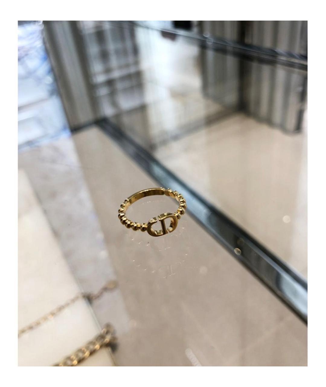 CHRISTIAN DIOR Золотое латунное кольцо, фото 3