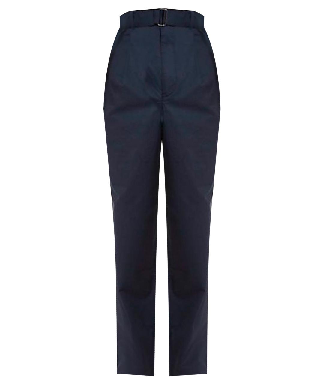 MICHAEL KORS Темно-синие хлопко-эластановые классические брюки, фото 1
