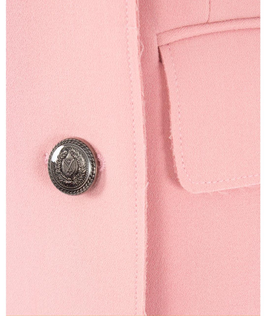 MSGM Розовый вискозный жакет/пиджак, фото 4