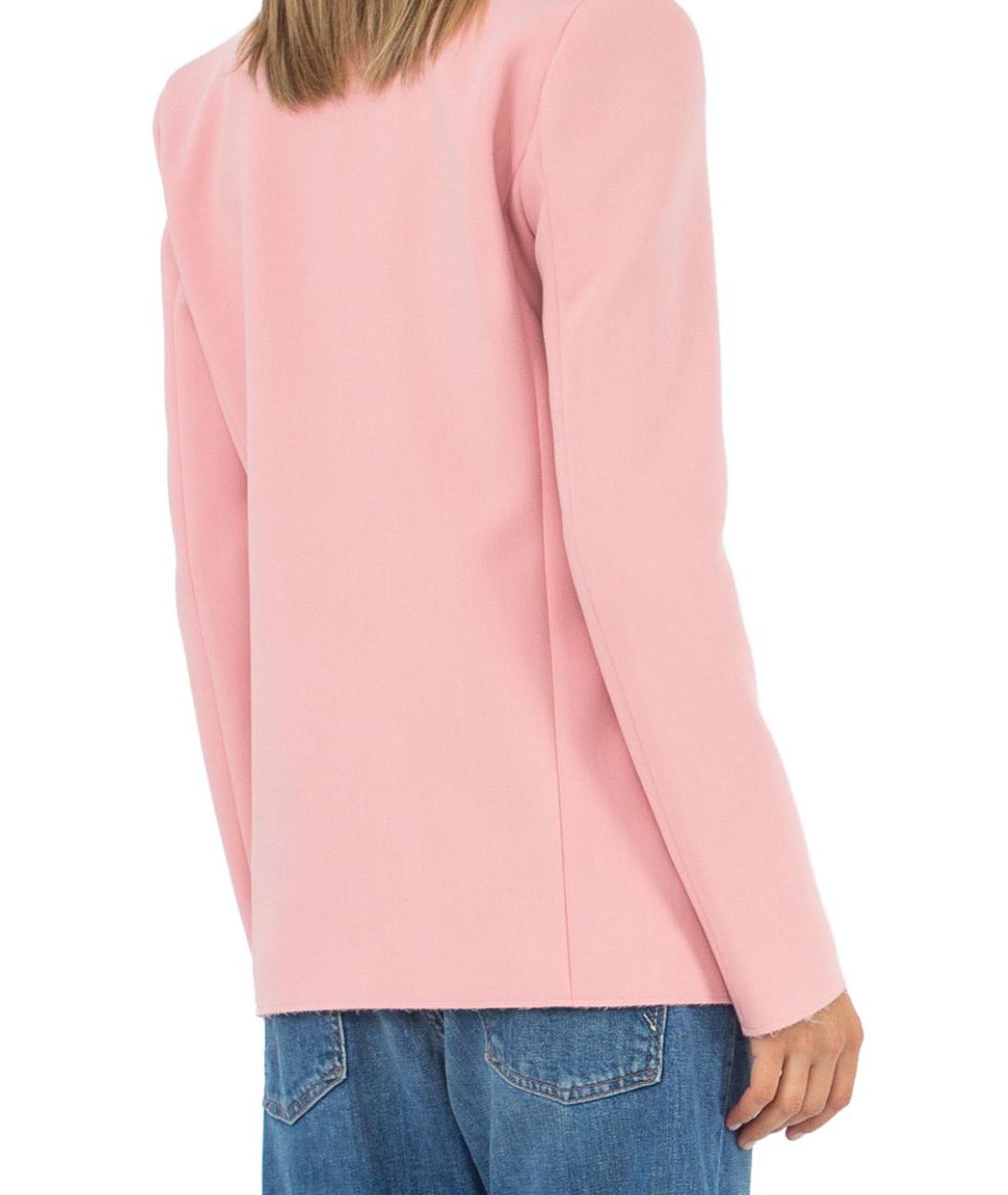 MSGM Розовый вискозный жакет/пиджак, фото 2