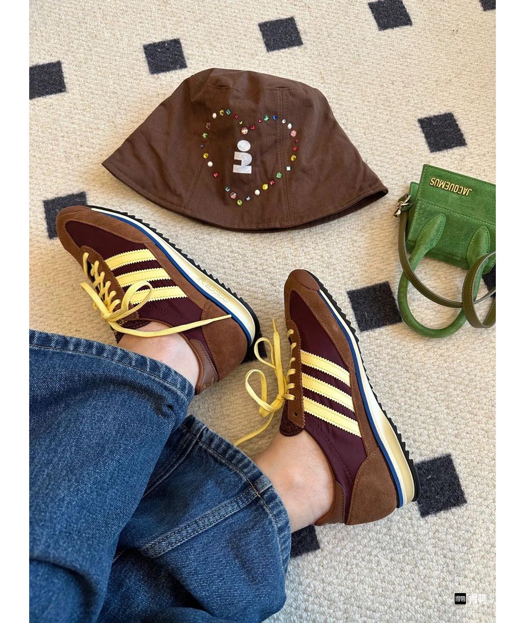 ADIDAS Коричневые замшевые кеды, фото 6