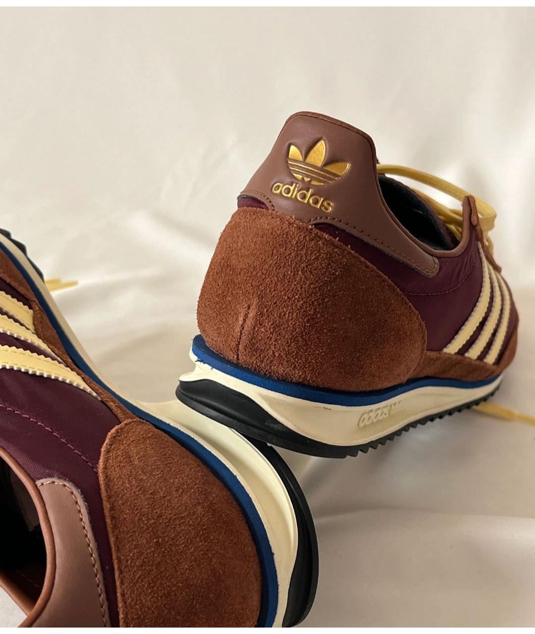 ADIDAS Коричневые замшевые кеды, фото 4