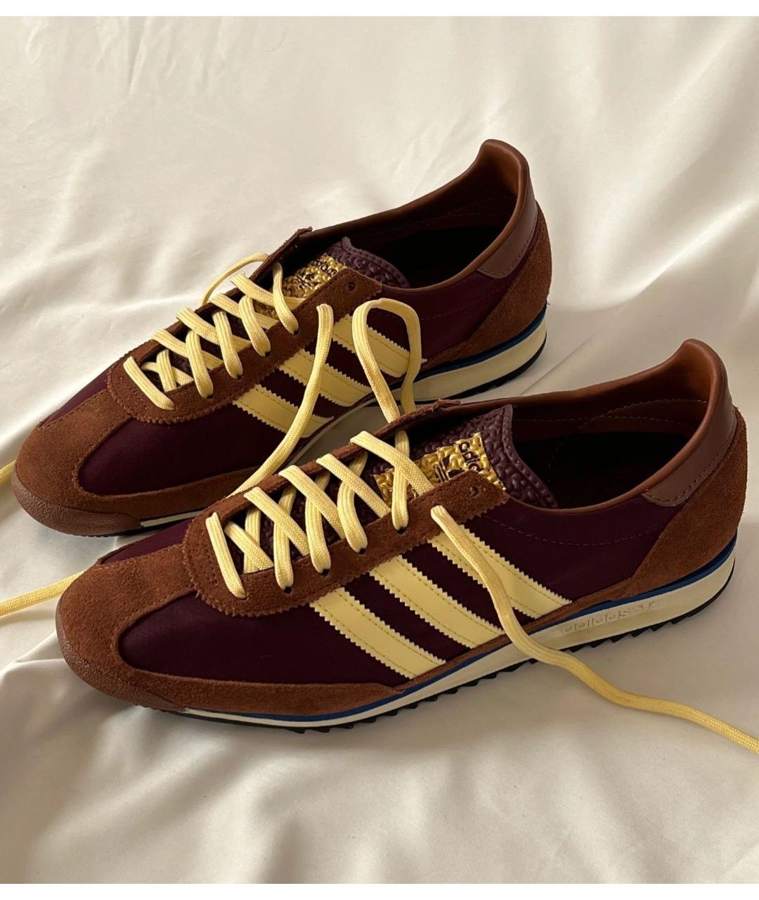 ADIDAS Коричневые замшевые кеды, фото 2
