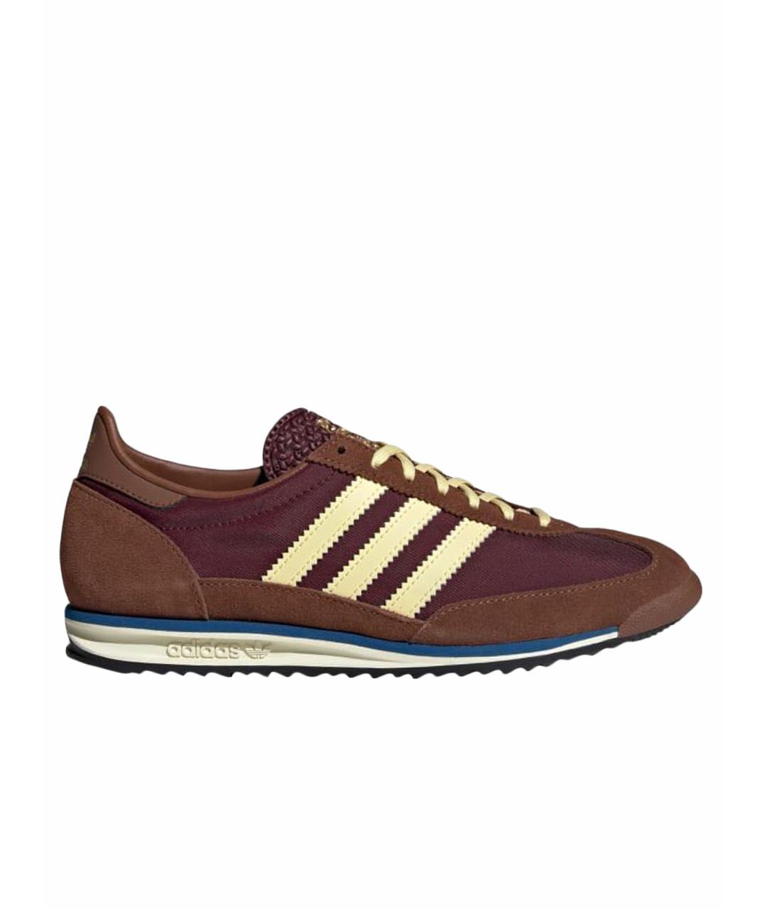 ADIDAS Коричневые замшевые кеды, фото 1