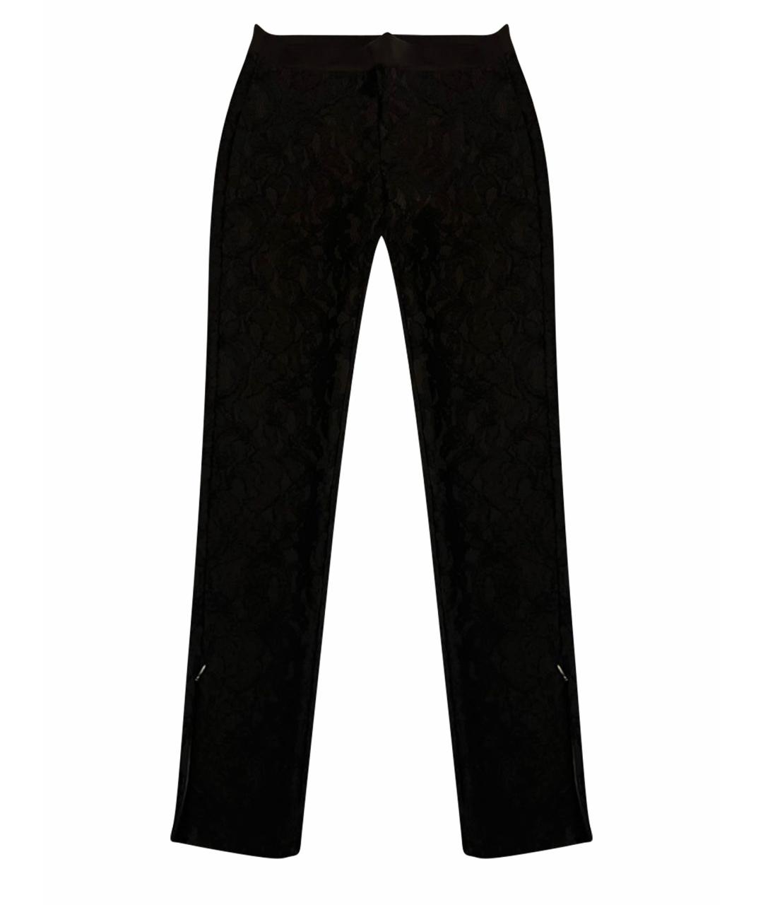 SANDRO Черные вискозные брюки узкие, фото 1