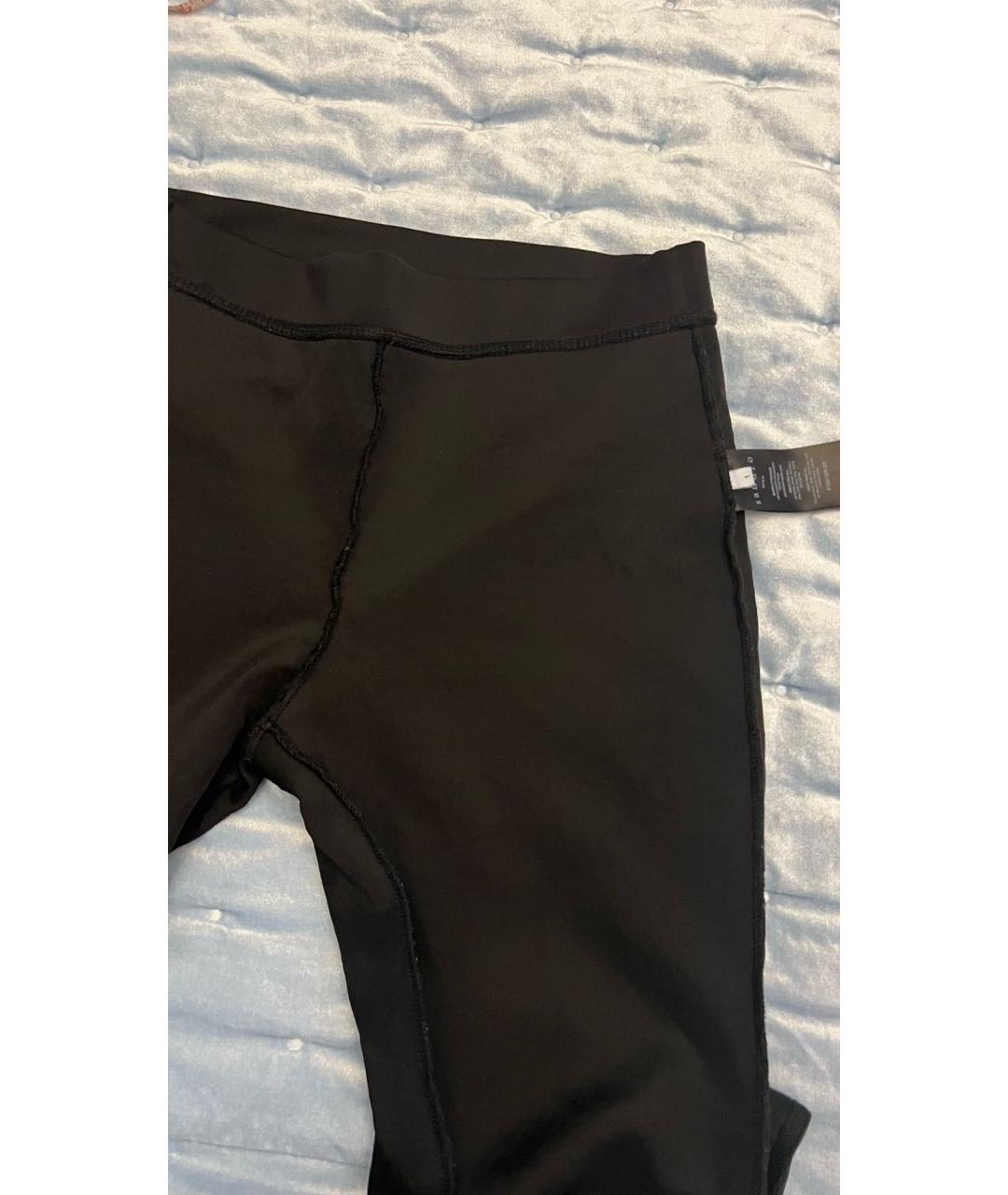 SANDRO Черные вискозные брюки узкие, фото 7