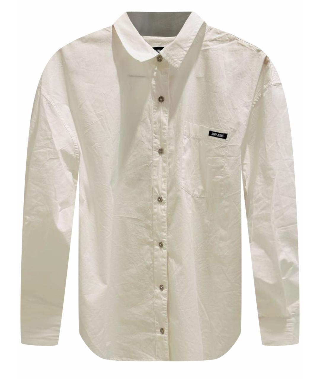 DKNY Белая хлопковая рубашка, фото 1
