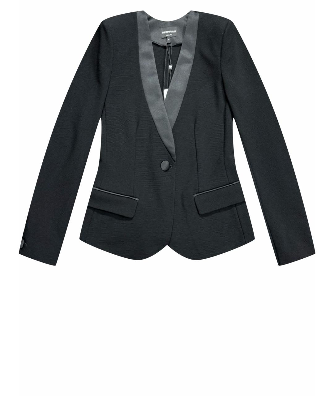 EMPORIO ARMANI Черный жакет/пиджак, фото 1