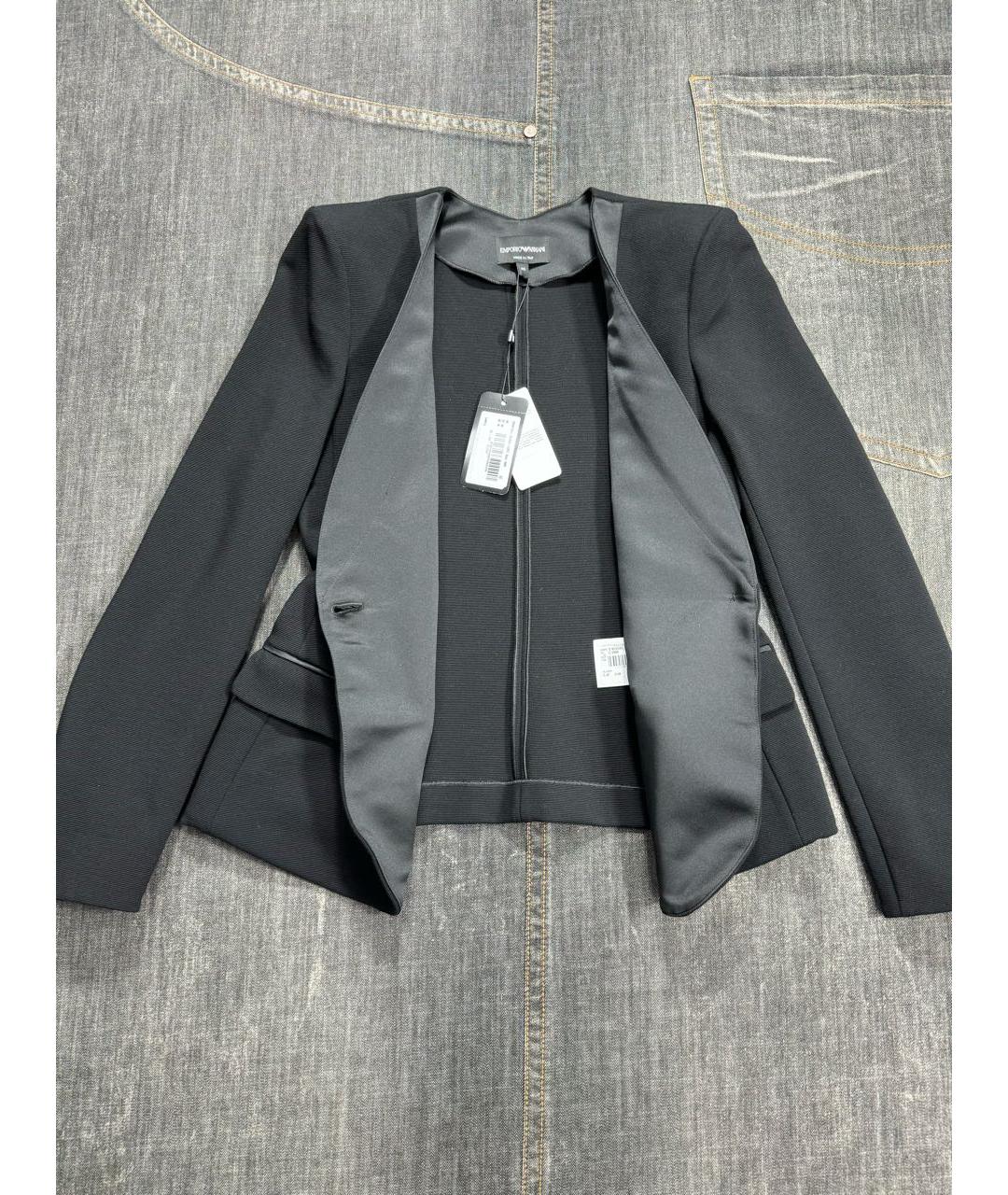 EMPORIO ARMANI Черный жакет/пиджак, фото 3