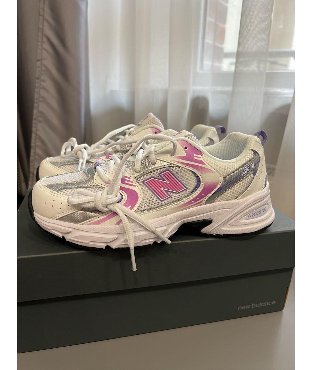 NEW BALANCE Розовые кроссовки, фото 2