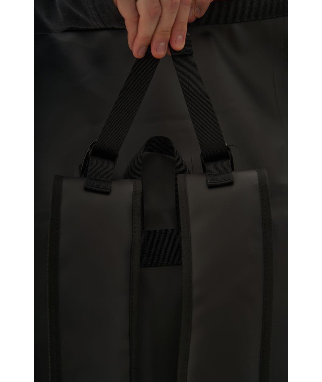 YEEZY Черный синтетический рюкзак, фото 6