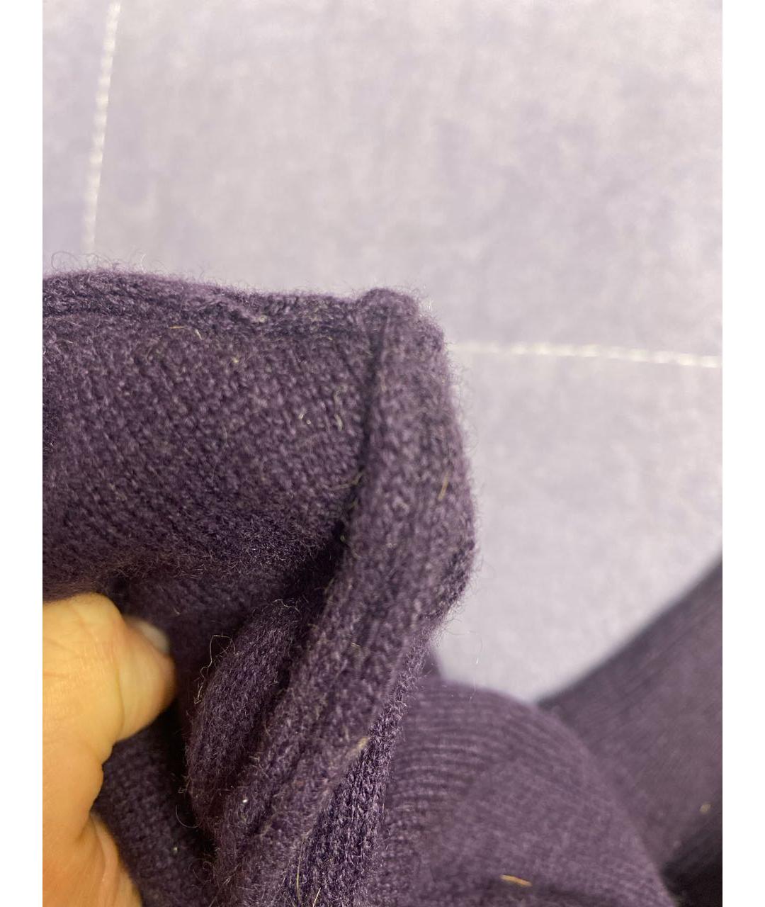 DOLCE&GABBANA Фиолетовый кашемировый джемпер / свитер, фото 8