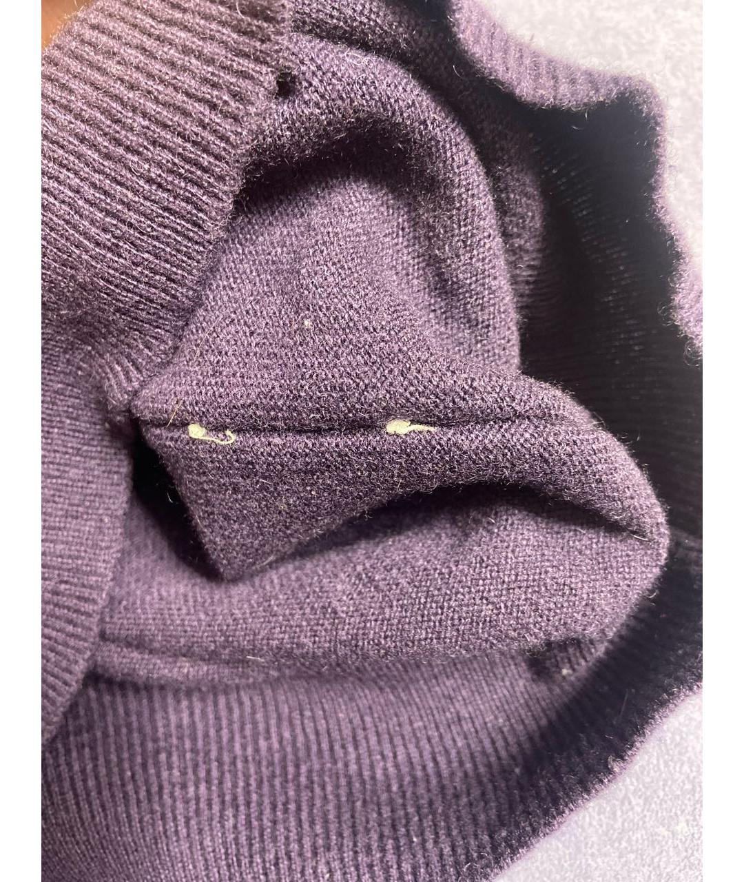 DOLCE&GABBANA Фиолетовый кашемировый джемпер / свитер, фото 6