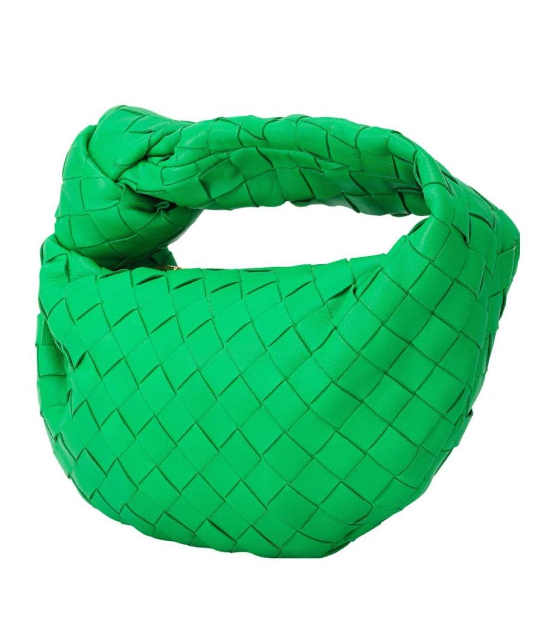BOTTEGA VENETA Зеленая сумка с короткими ручками, фото 2