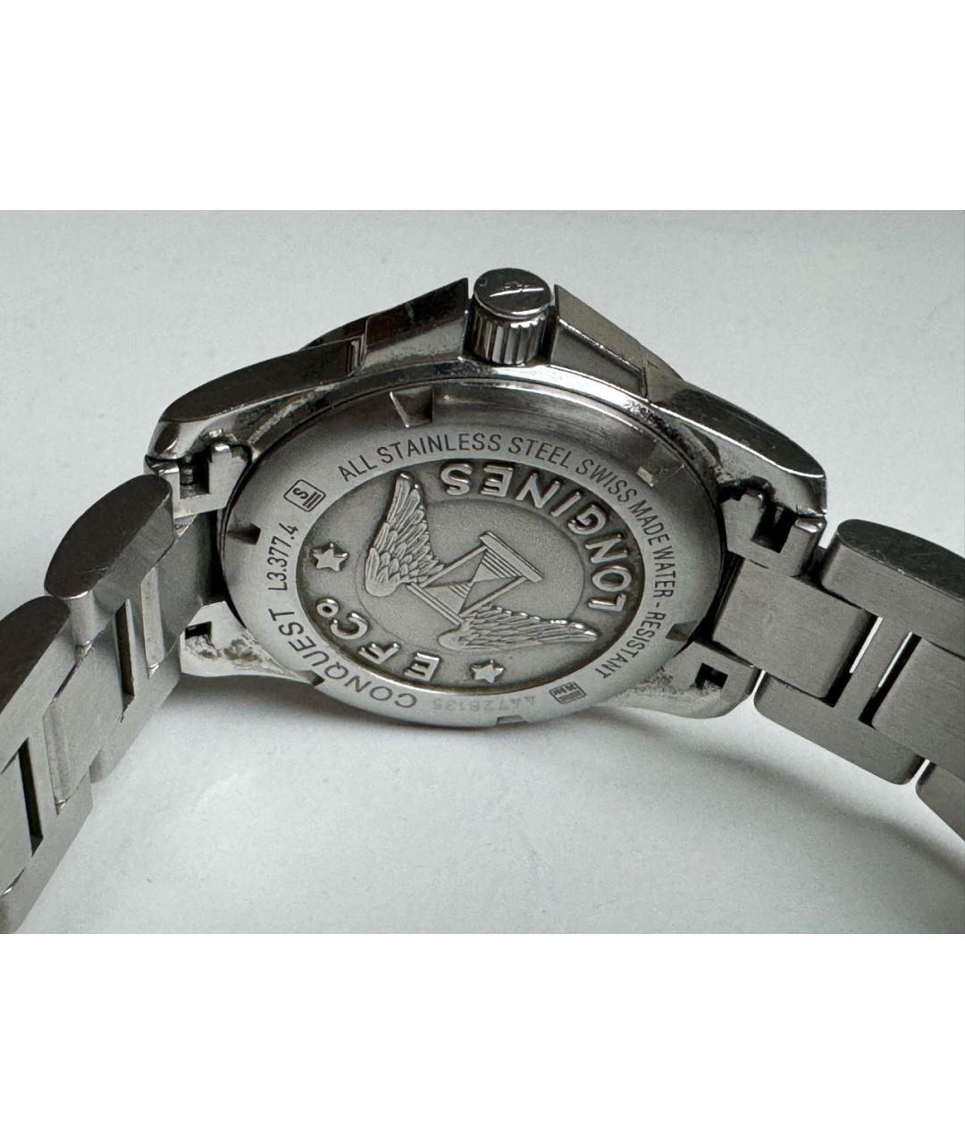 LONGINES Серебряные металлические часы, фото 2