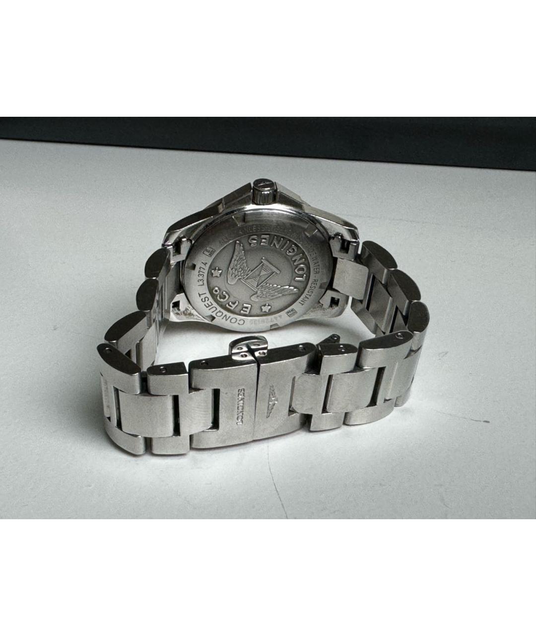 LONGINES Серебряные металлические часы, фото 3