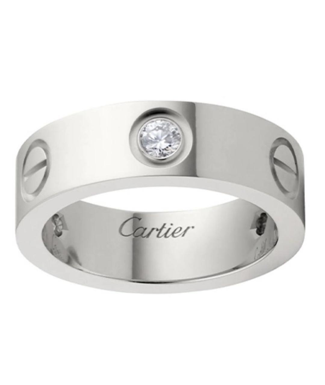 CARTIER Серебряное кольцо из белого золота, фото 1