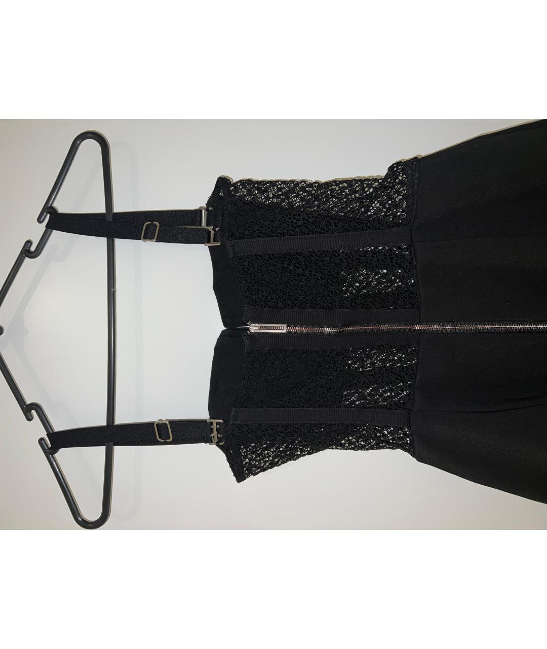 DION LEE Черное коктейльное платье, фото 3