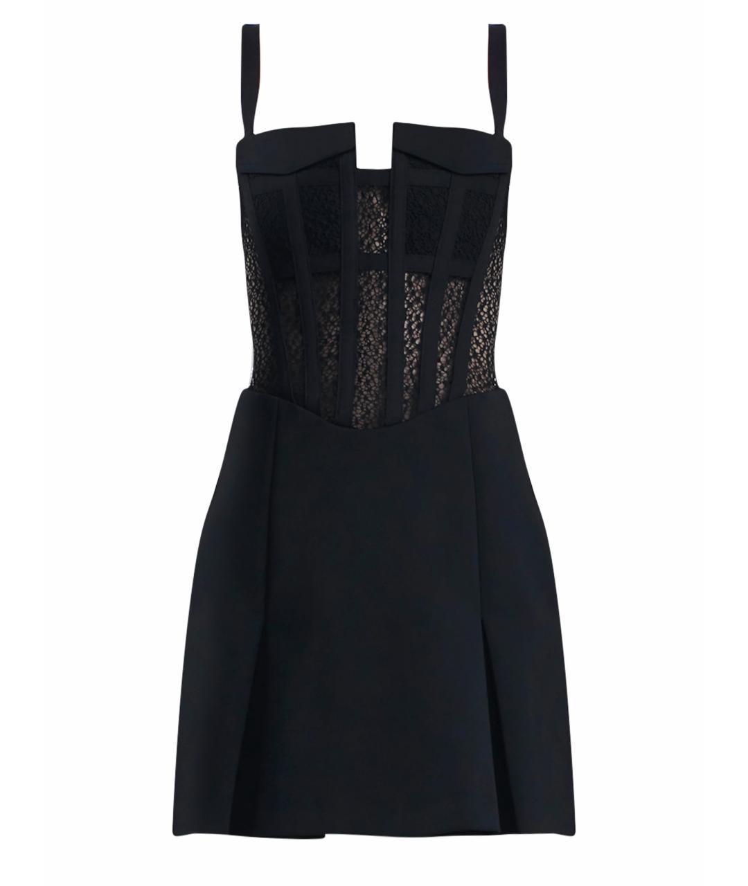 DION LEE Черное коктейльное платье, фото 1
