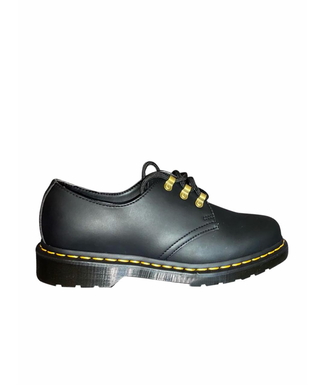 DR. MARTENS Черные ботинки из искусственной кожи, фото 1