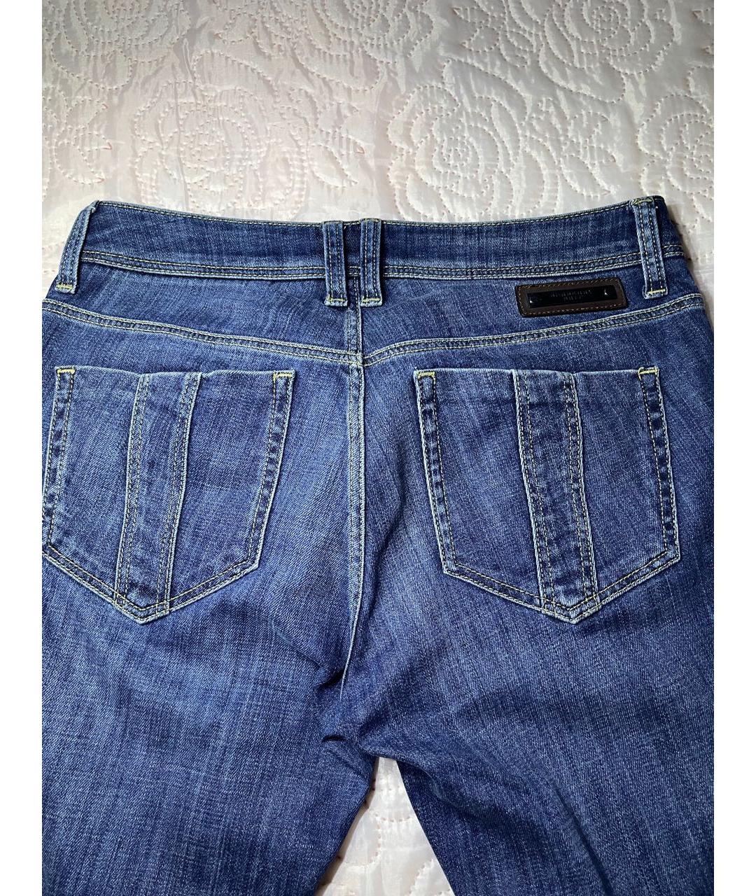BURBERRY Темно-синие прямые джинсы, фото 5