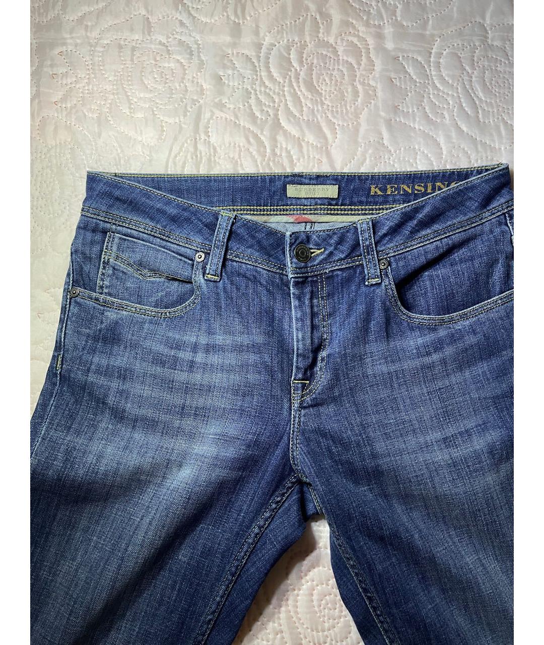 BURBERRY Темно-синие прямые джинсы, фото 2
