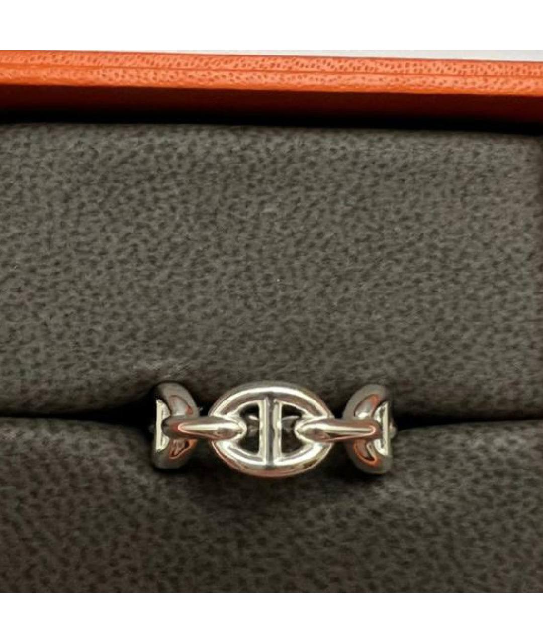 HERMES PRE-OWNED Серебряное серебряное кольцо, фото 2