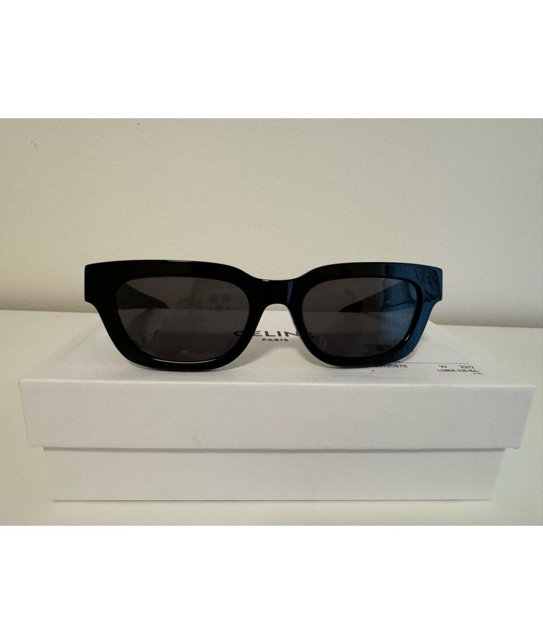 CELINE PRE-OWNED Черные солнцезащитные очки, фото 7