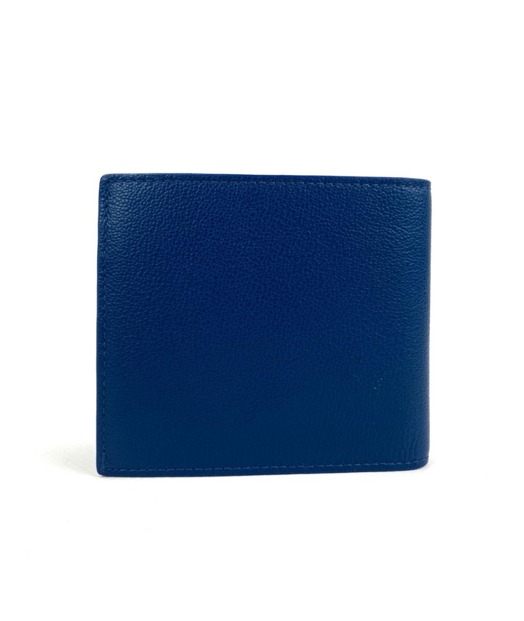 BURBERRY Синий кожаный кошелек, фото 2