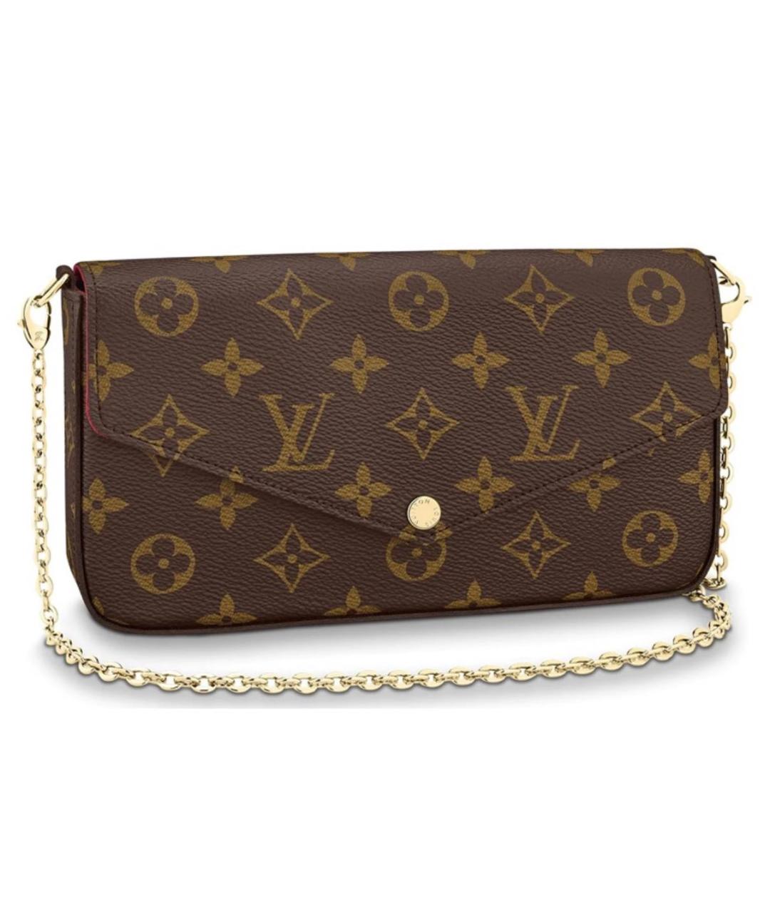 LOUIS VUITTON PRE-OWNED Коричневая сумка через плечо, фото 9