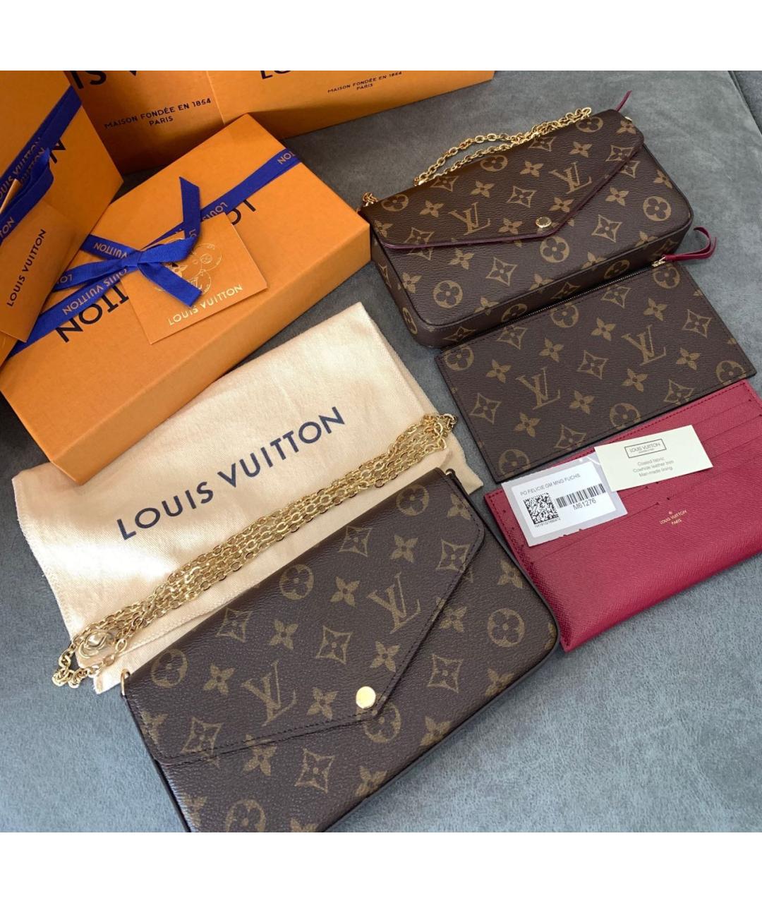 LOUIS VUITTON Коричневая сумка через плечо, фото 8