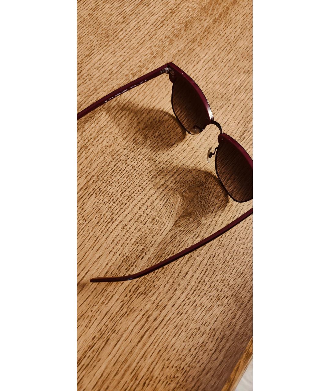 RAY BAN Черные пластиковые солнцезащитные очки, фото 6