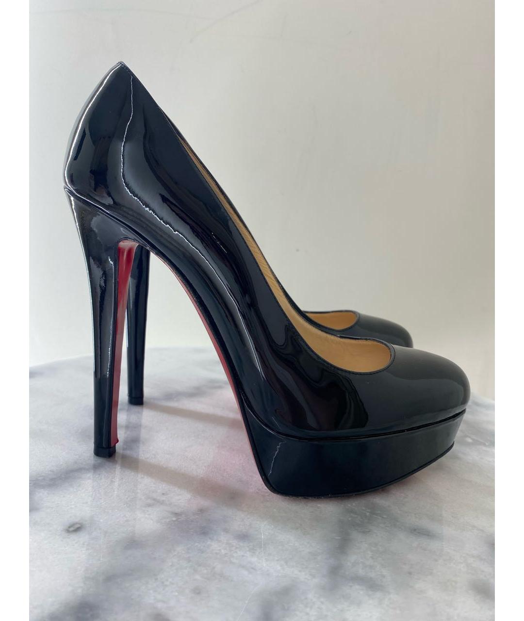 CHRISTIAN LOUBOUTIN Черные туфли из лакированной кожи, фото 8