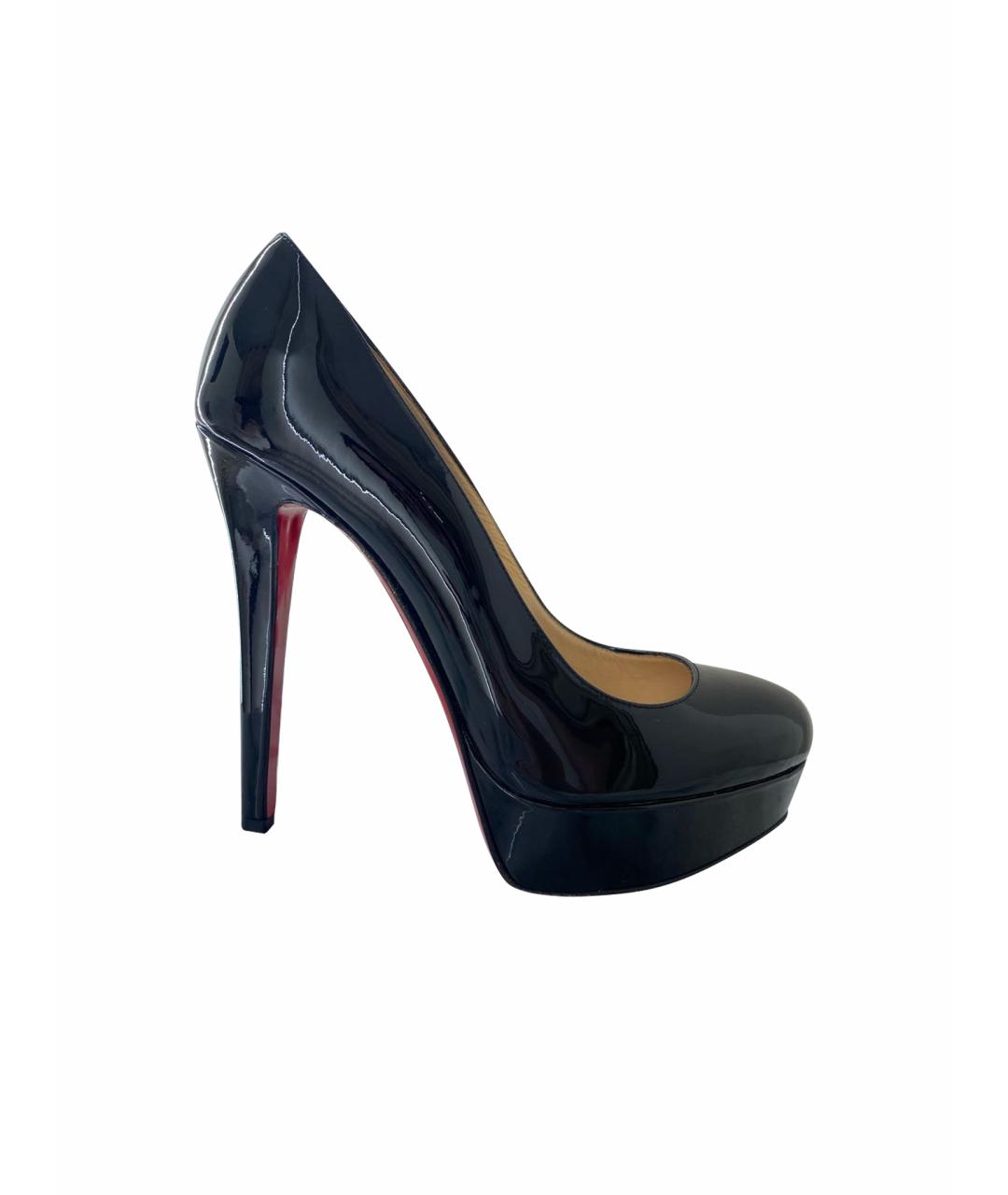 CHRISTIAN LOUBOUTIN Черные туфли из лакированной кожи, фото 1